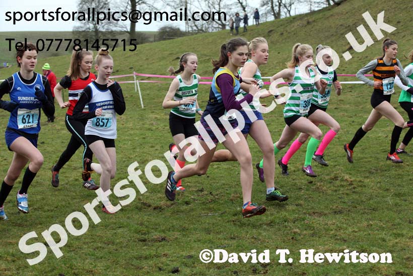 Girls under-15s, Start Fitness NEHL, Thornley Hill Farm, Peterlee, County Durham. Photo: David T. Hewitson/Sports for All Pics
